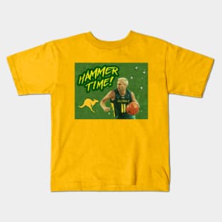 Aussie Basketball - Shane Heal - THE HAMMER Kids T-Shirt